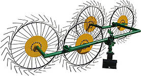 Граблі «Сонечко» ГВР-4 (граблі ворошки 4-колісні)