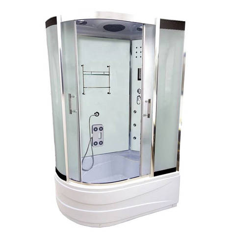 Душовий бокс ATLANTIS AKL-1315 XL R 130х85х220 з електронікою, фото 1