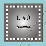 Дзеркало з LED-підсвіткою квадратне, 800х800 мм, L40, фото 4