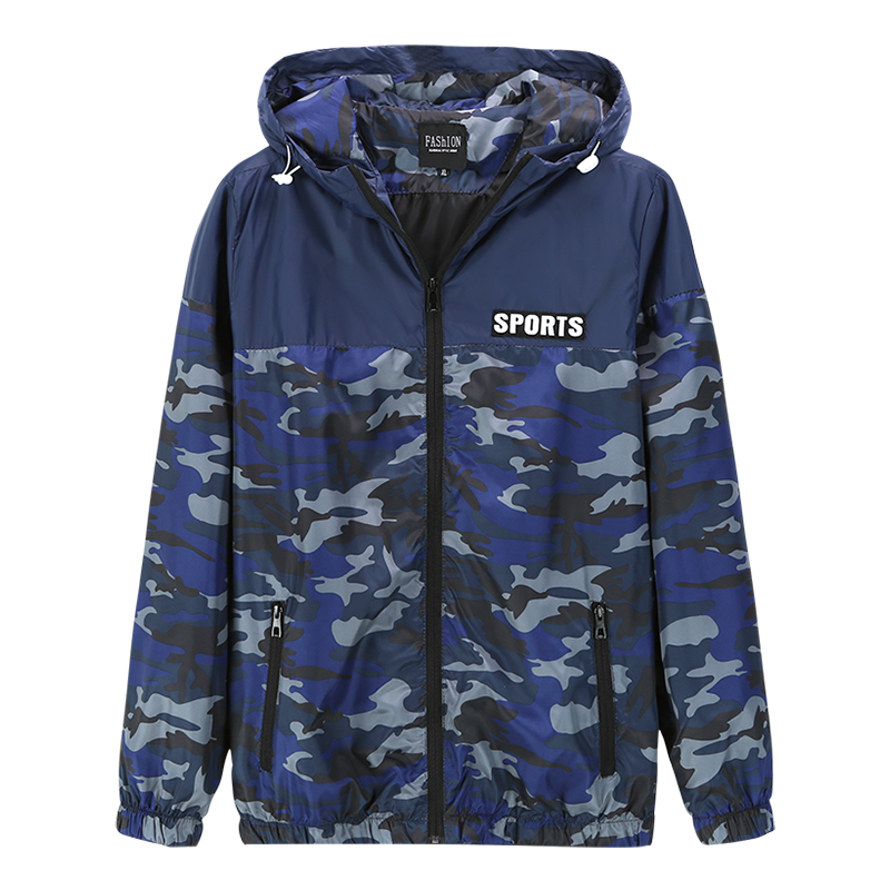 Вітровка унісекс Woqn модель Sport Blue