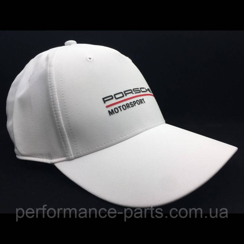 Бейсболка Porsche Motorsport Baseball Cap, White, артикул WAP4300010L0MS