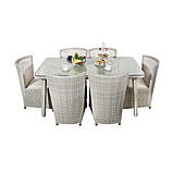 Обідній скляний стіл IMPERIAL RGLT 1007-1. Стіл для вулиці,для тераси,для дому,для кухні, фото 3