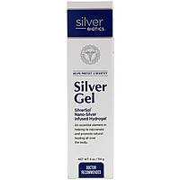 American Biotech Labs, Silver Biotics, Silver gel, гидрогель с добавкой SliverSol с нано-серебром, 4 жидких в