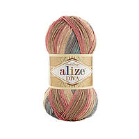 Пряжа Alize Diva Batik , цвет 7399