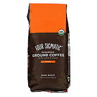 Four Sigmatic, молотый кофе с грибами, с ежовиком гребенчатым, сильная обжарка, 340 г (12 унций) в Украине