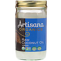 Artisana, Organics, сырое кокосовое масло, первого отжима, 414 г (14 унций) в Украине