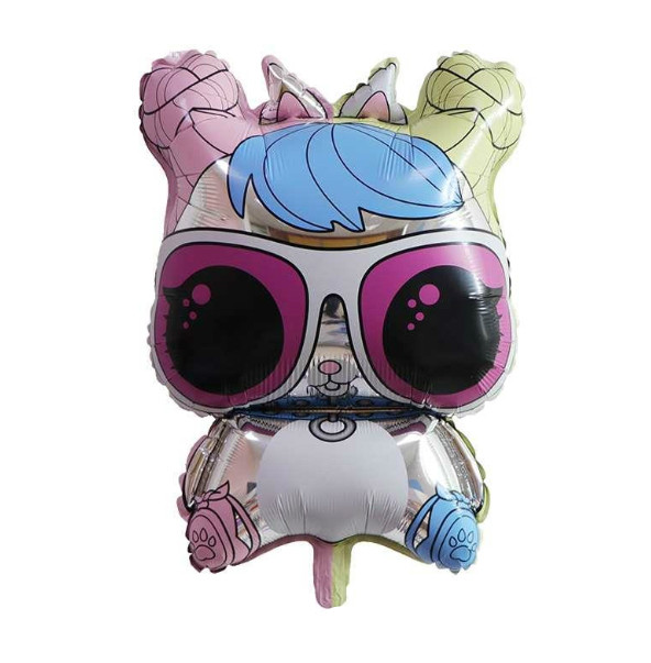 Фольгована куля "Кукла Лол No6" 4 серія 50х78 см (Китай) в упаковці