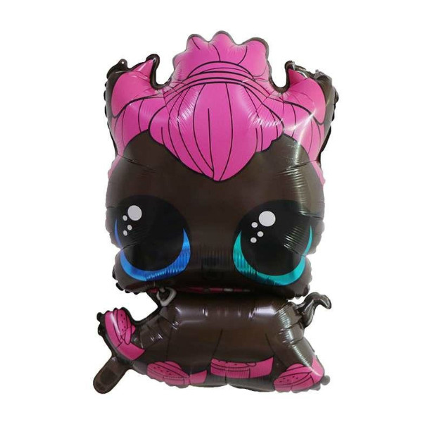 Фольгована куля "Кукла Лол No3" 4 серія 48х79 см (Китай)