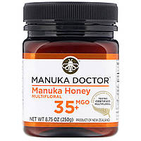 Manuka Doctor, Manuka Honey Multifloral, MGO 35+, 8.75 oz (250 g), оригінал