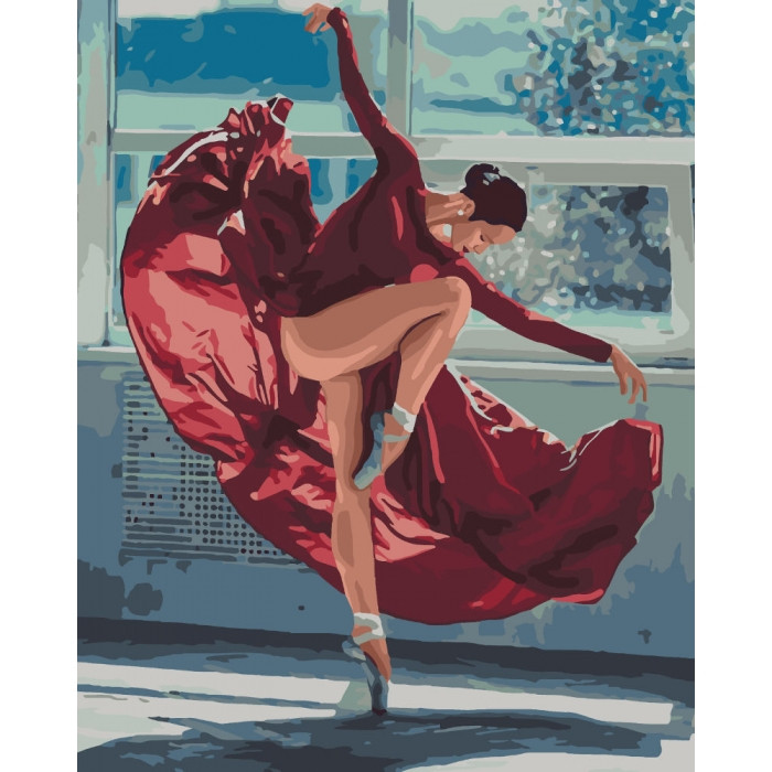Картина за номерами 40×50 см. Танець вогню. Ідейка КНО4512