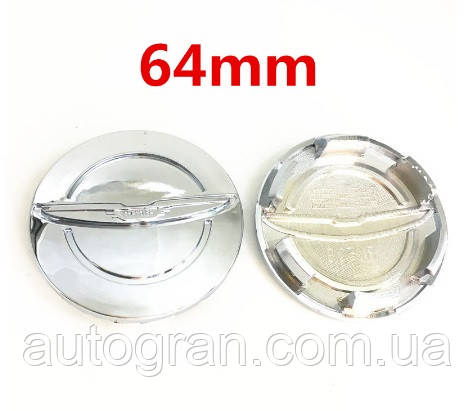 Заглушки ковпачки литих дисків Chrysler 64 mm