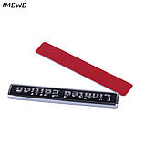 Шильд значок емблема прикраса шильдик для електрогітари автомобіля авто limited edition чорний, фото 4