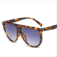 Солнцезащитные очки женские маска леопардовые