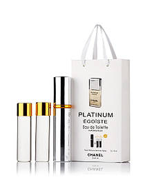 Мініпарфуми Chanel Egoiste Platinum (Шанель Егоїст Платинум),3*15 мл