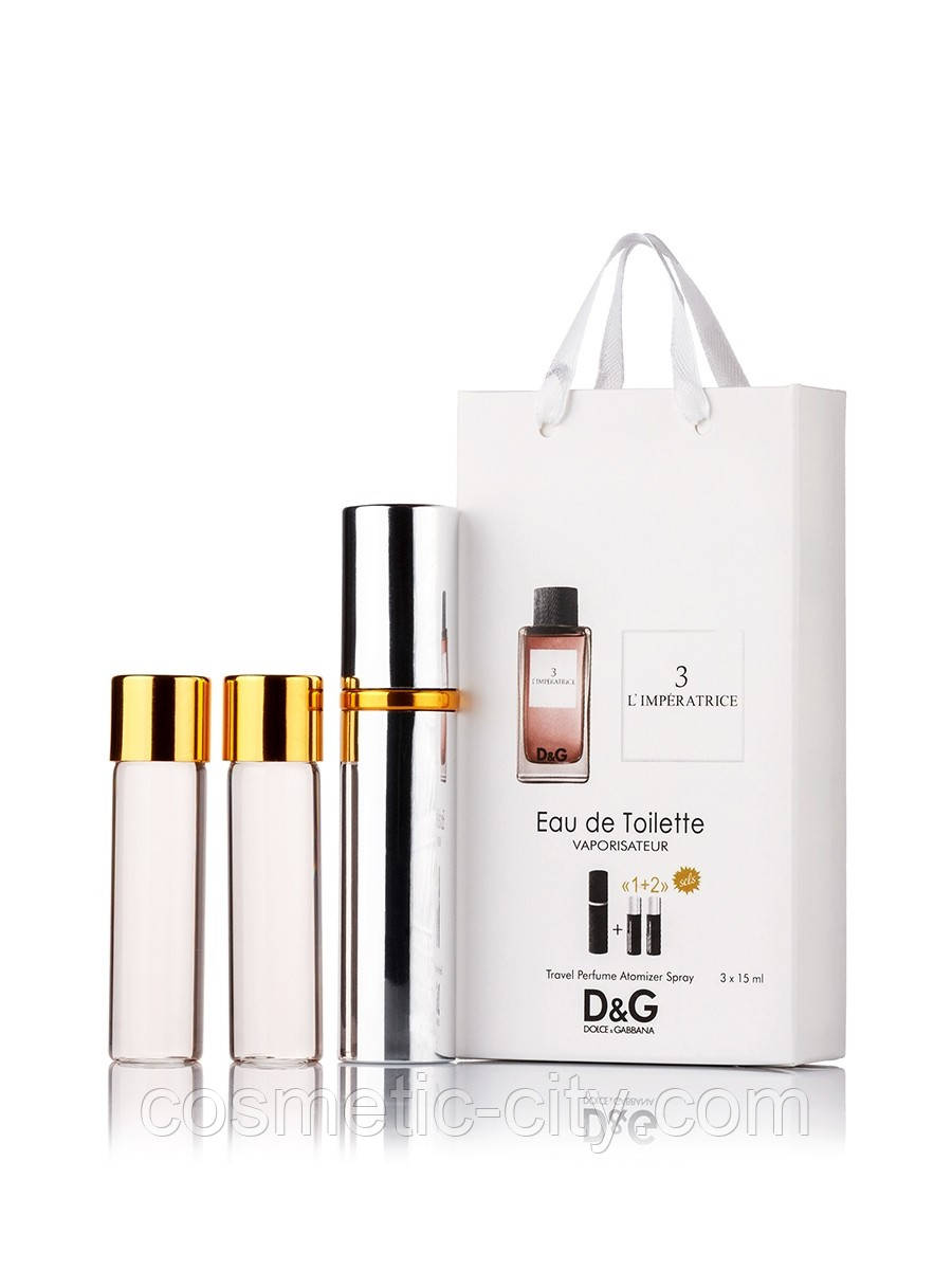 Міні-парфуми Dolce & Gabbana 3 L ' imperatrice (Дольче Габбана 3 Імператриця), 3*15 мл