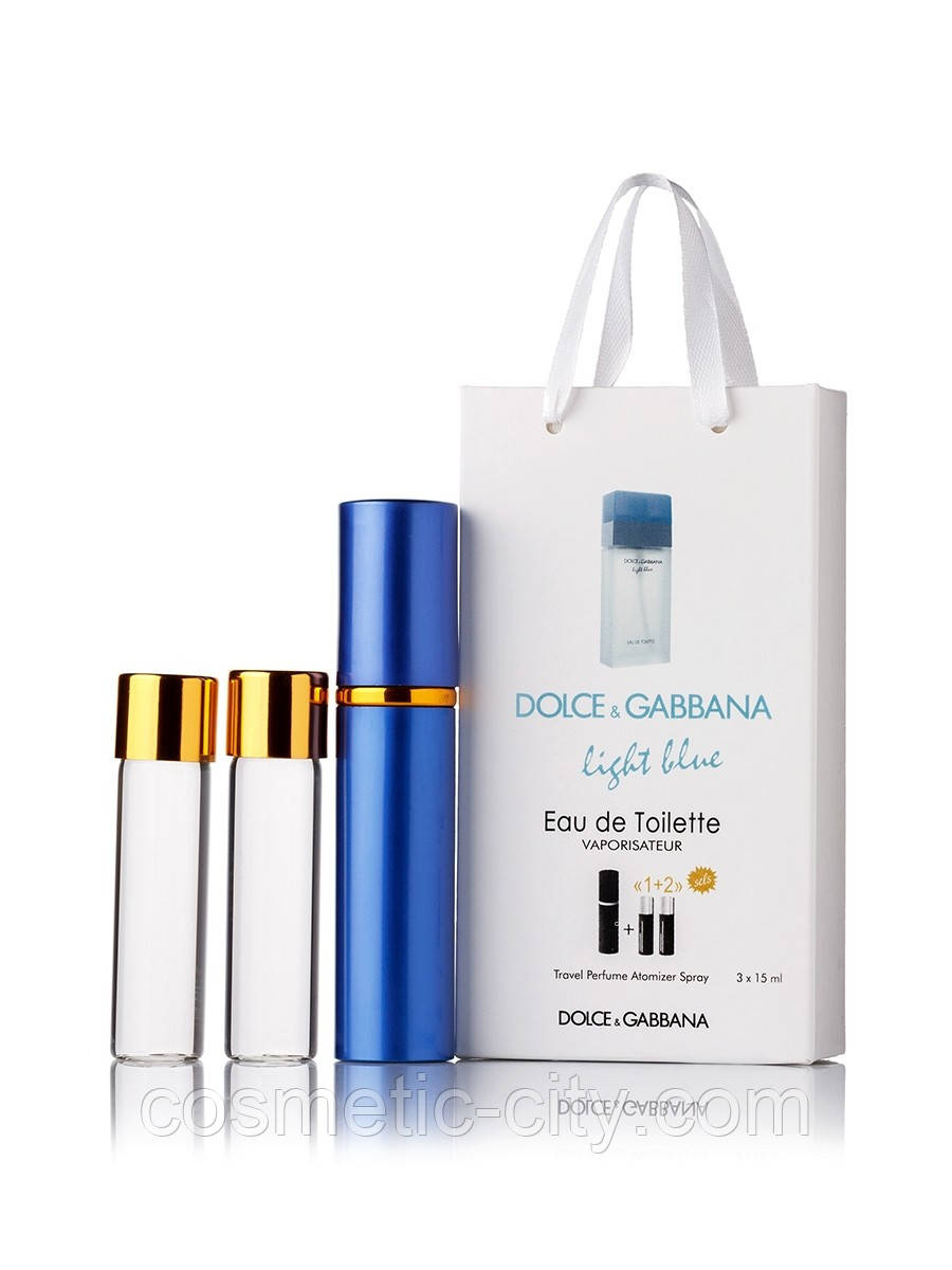 Міні-парфуми Dolce & Gabbana Light Blue (Дольче Габбана Лайт Блю), 3*15 мл