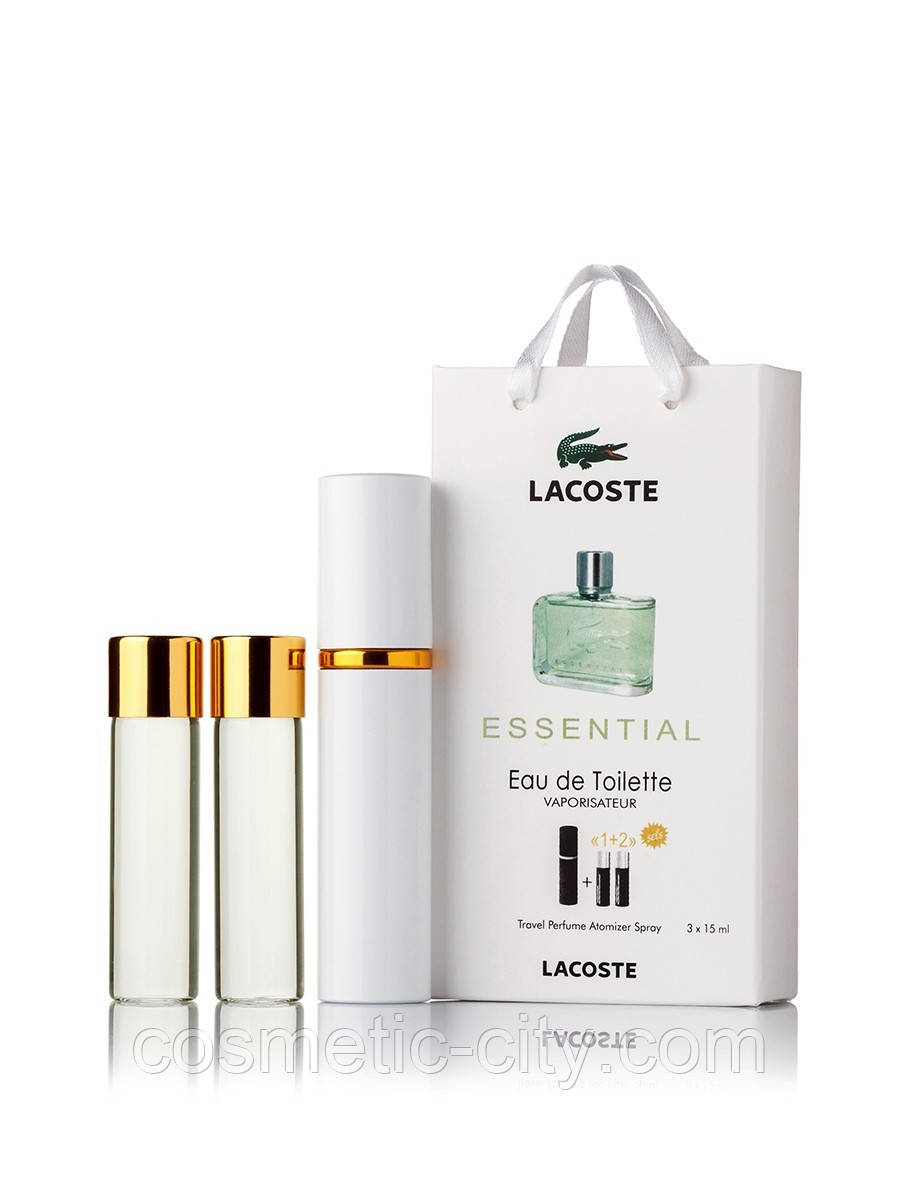Міні-парфуми Lacoste Essential (Лакост Необхідність),3*15 мл