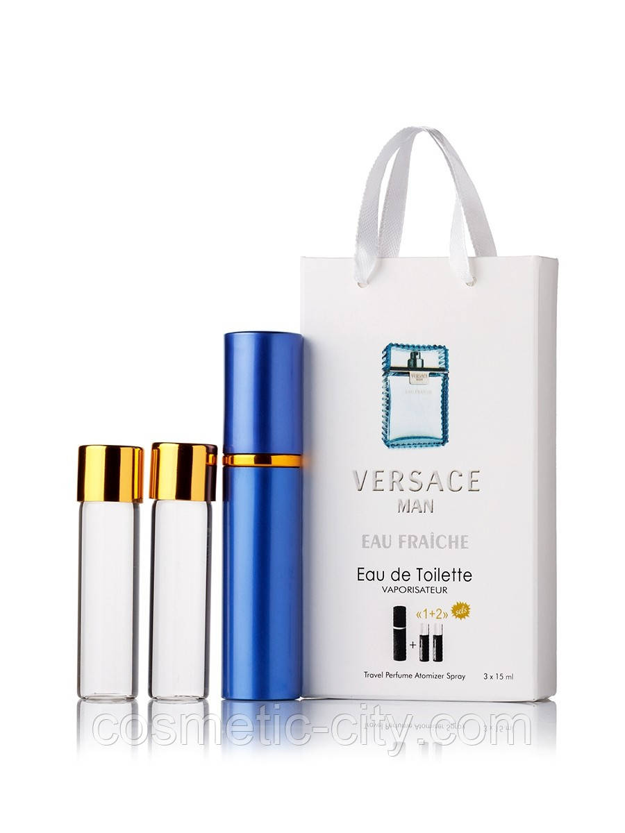 Мини-парфюм Versace Man Eau Fraiche (Версаче Мен Еу Фреш),3*15 мл
