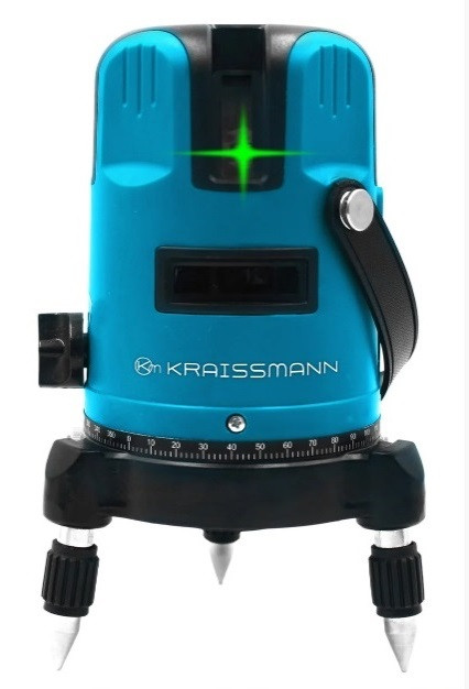 KRAISSMANN Лазерный уровень 5 LL 30G (зеленый луч, 30м, кейс), фото 1