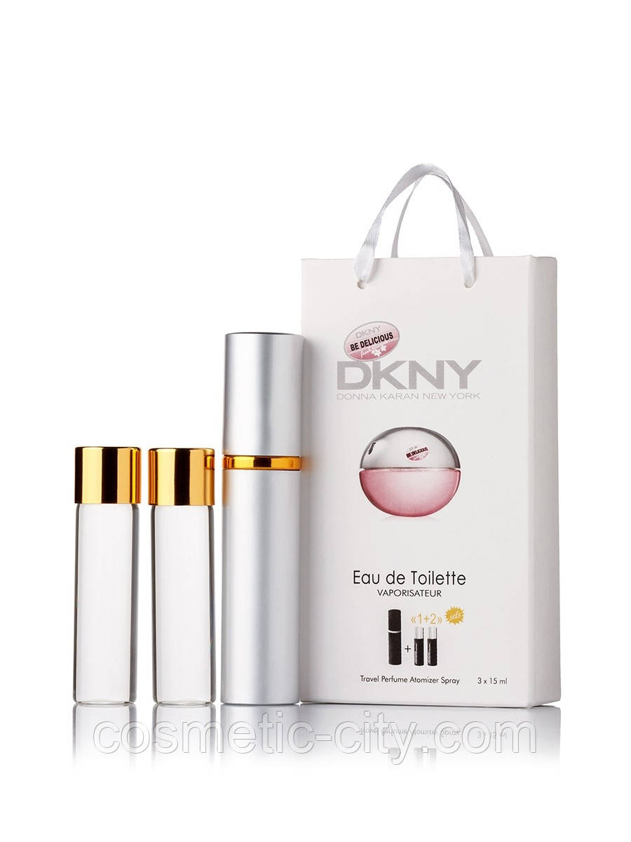 Мини-парфюм Donna Karan DKNY Be Delicious Fresh Blossom (Донна Каран Би Делишес Фреш Блоссом), 3*15 мл