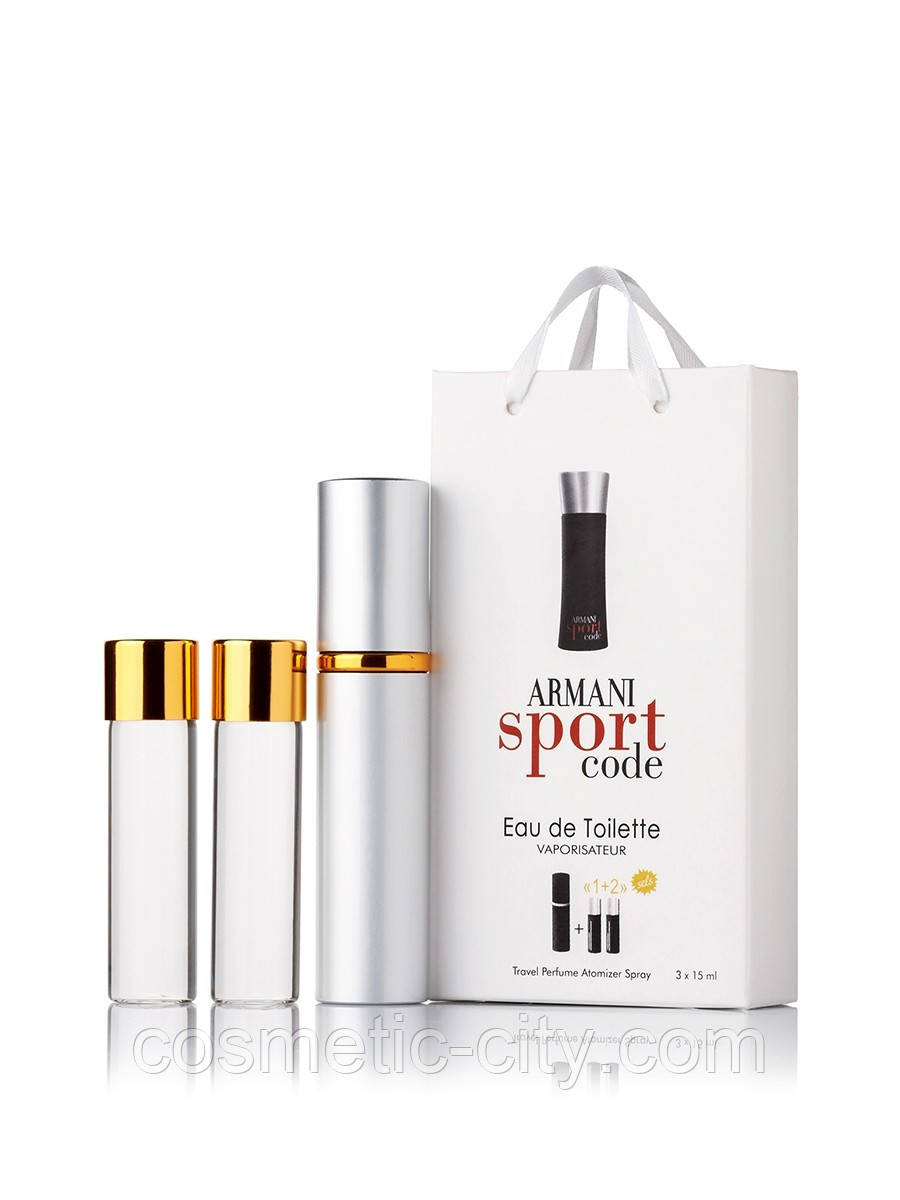 Міні-парфуми Giorgio Armani Armani Code Sport (Армані Спорт Код),3*15 мл