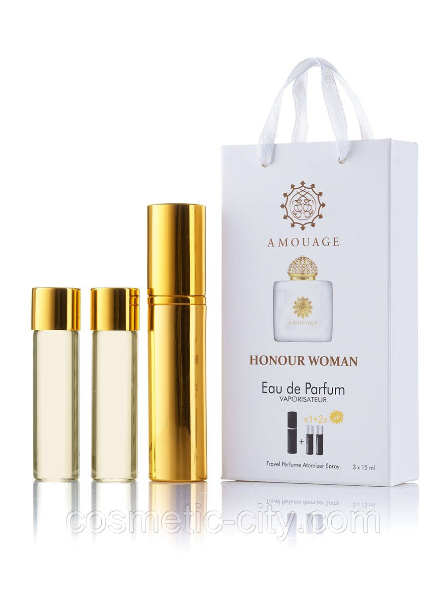 Міні-парфуми Amouage Honour for Woman (Амуаж Хонор фо вумєн), 3*15 мл