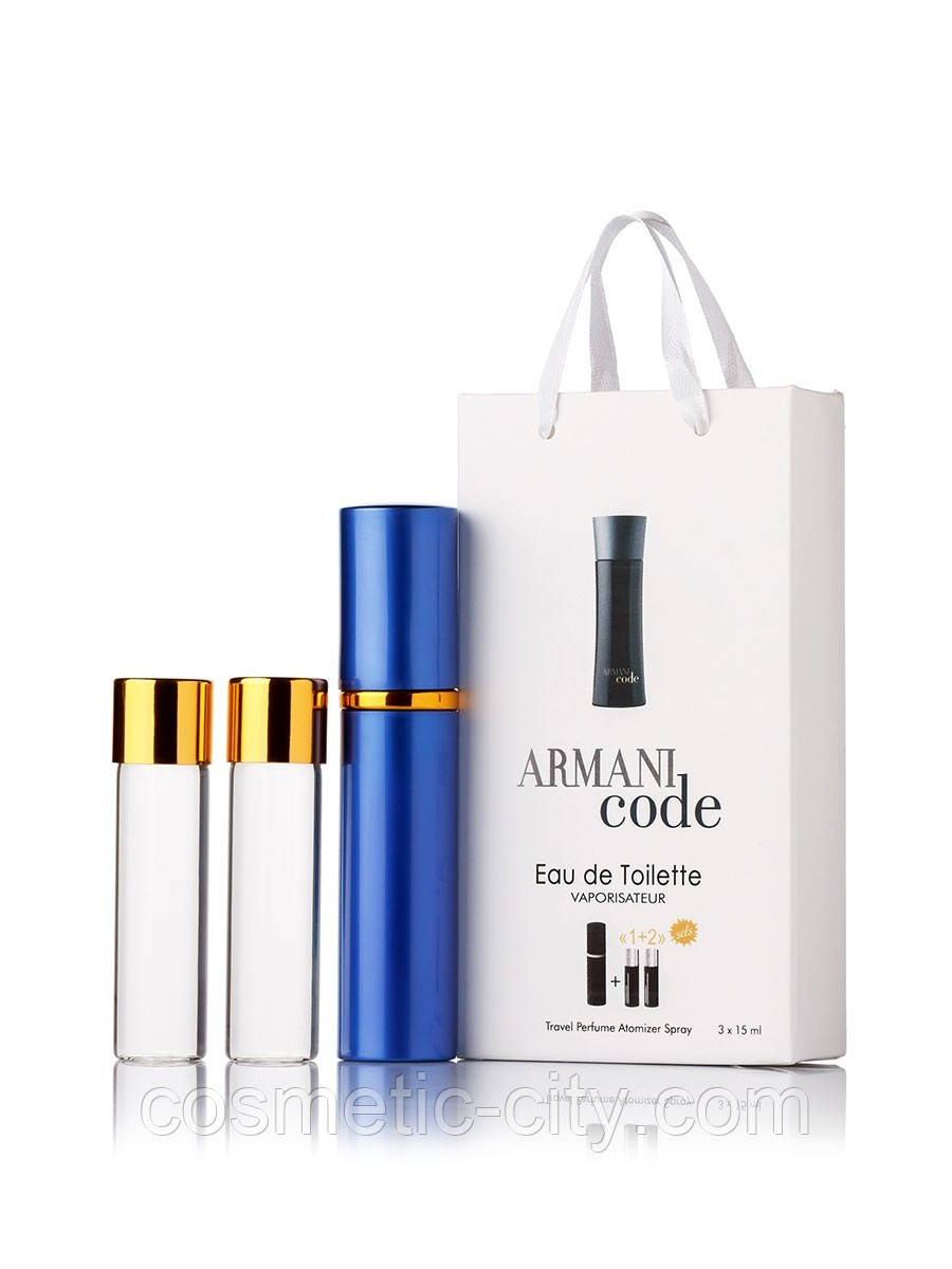 Мініпарфуми чоловічі Giorgio Armani Code (Армані Код), 3*15 мл, фото 1