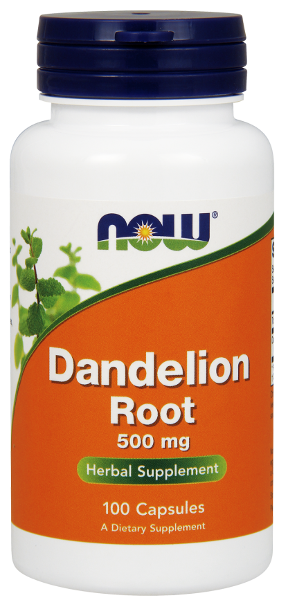 NOW Foods Dandelion Root 500 мг 100 капсул (Корень одуванчика)