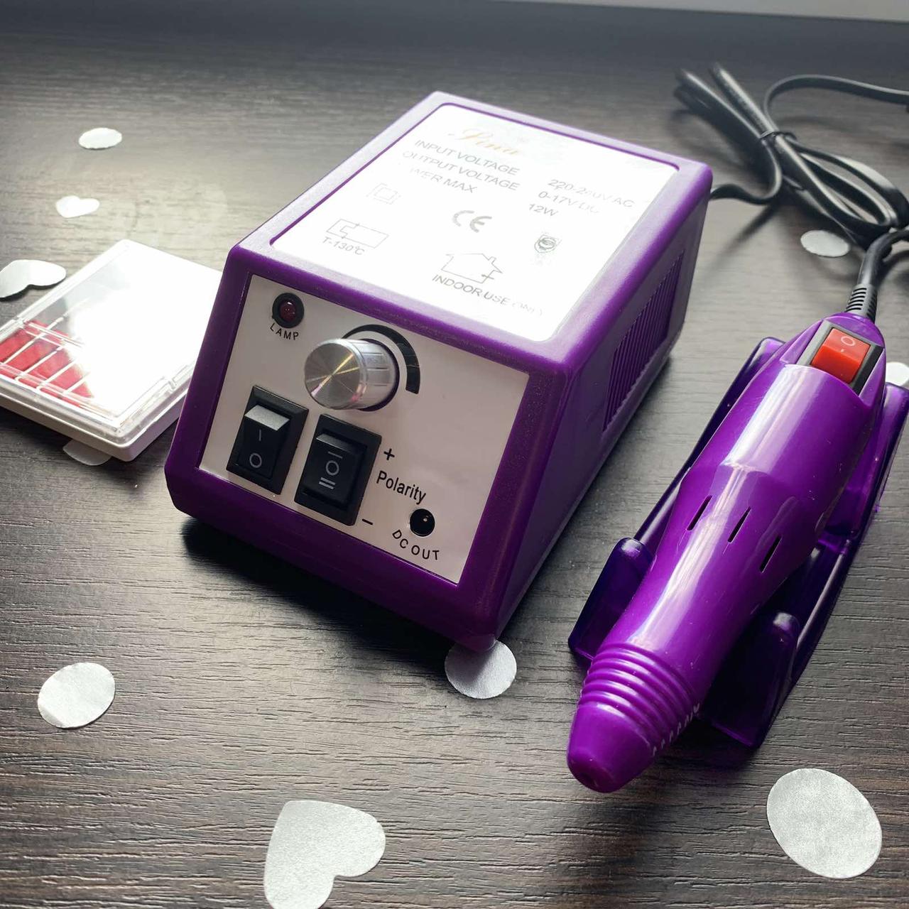 Фрезер для манікюру Lina Mercedes 2000 (фіолетовий), фото 1