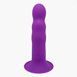 Ділдо з присоском Adrien Lastic Hitsens 3 Purple, відмінно для страпона, діаметр 4,1 см, довжина 18,2 см 777Store.com.ua