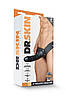 Страпон чоловічий DR. SKIN 6INCH HOLLOW STRAP ON, BLACK 16см на 4 см, фото 3