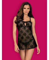Сорочка Obsessive Behindy babydoll & thong S / M