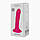 Ділдо з присоскою Adrien Lastic Hitsens 4 Pink, відмінно для страпону, діаметр 3.7см, довжина 17,8см Feromon, фото 3