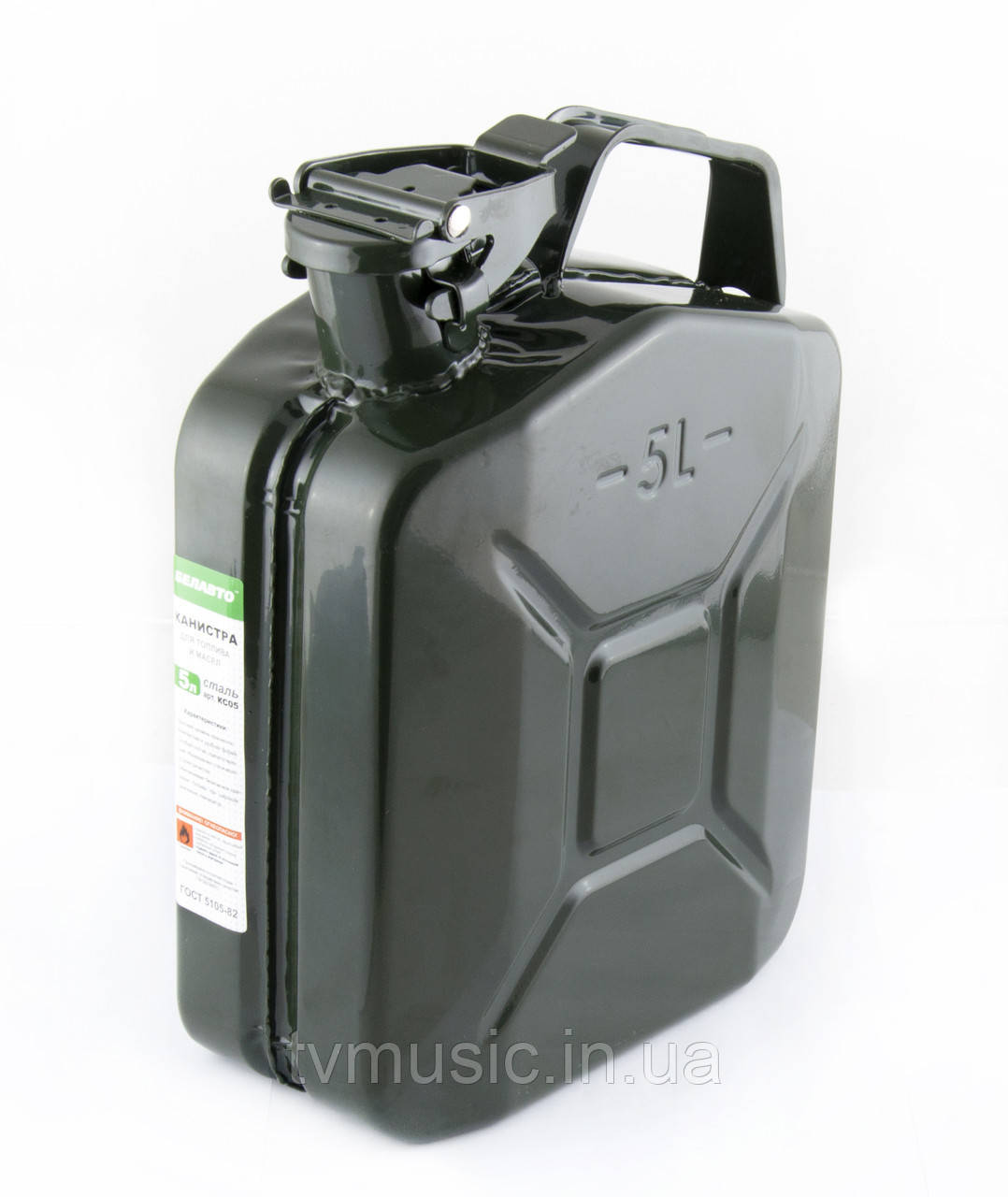 Металева каністра БЕЛАВТО 5 л, фото 1