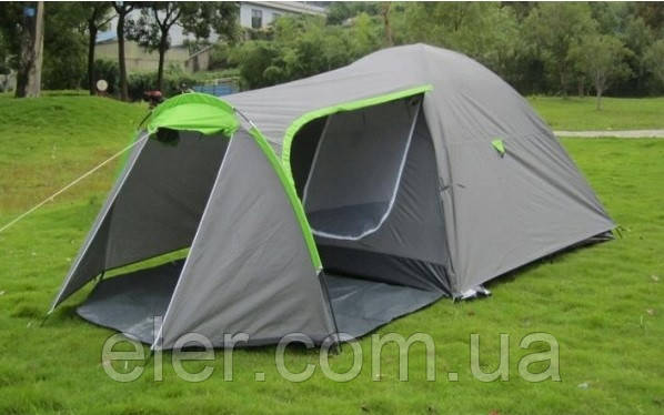 Палатка 4-х місна Presto Acamper MONSUN 4 PRO сіра - 3500мм. H2O — 4,1 кг., фото 1
