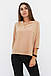 Класична жіноча блузка Lorein, бежевий, фото 2