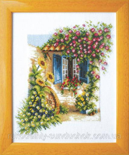 Набір для вишивки хрестиком Чарівна Мить А-136 "Біля вікна", фото 1