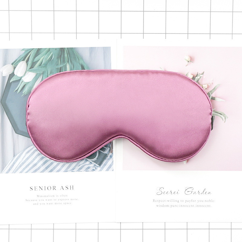Маска для сну із шовку Silenta Silk Світло-ліловий + беруші