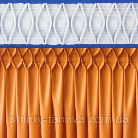 Шторна тасьма,стільники, матова