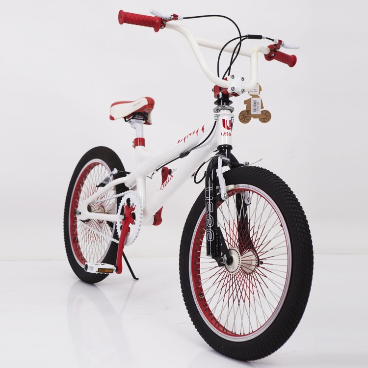 Велосипед детский спортивный "BMX-20", алюминиевая рама, 20 д Белый ...
