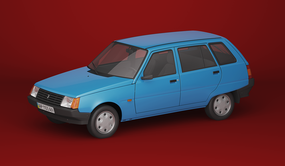 Автолегенды №243 ЗАЗ-1105 «Дана» голубой | Коллекционная модель 1