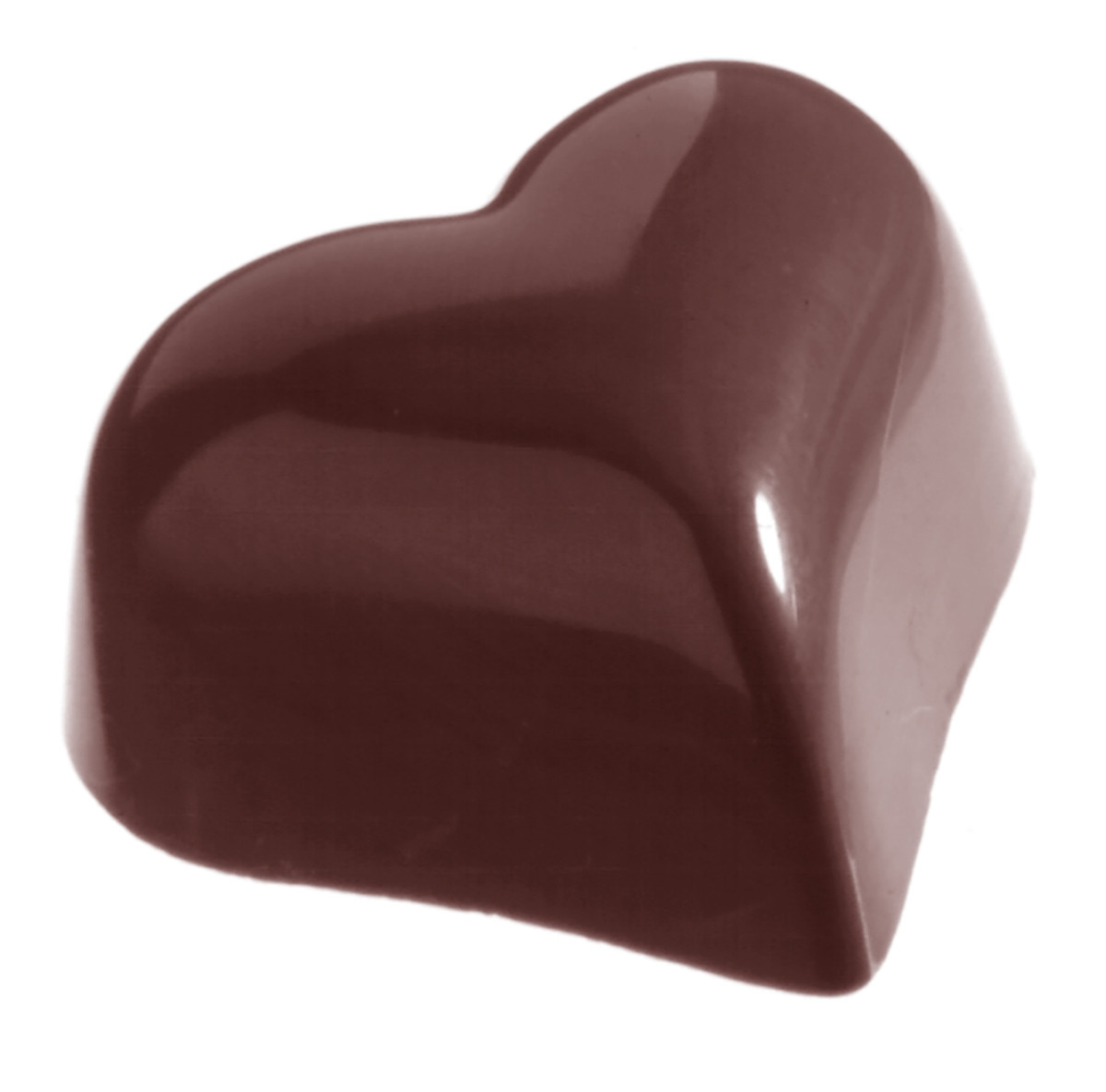 Форма для шоколаду Маленьке серце 30х36х19 мм Chocolate World 1218 CW