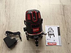 Лазерний уровень_нивелир HILTI : Промінь 50м : 5 ліній / 6 точок, фото 2