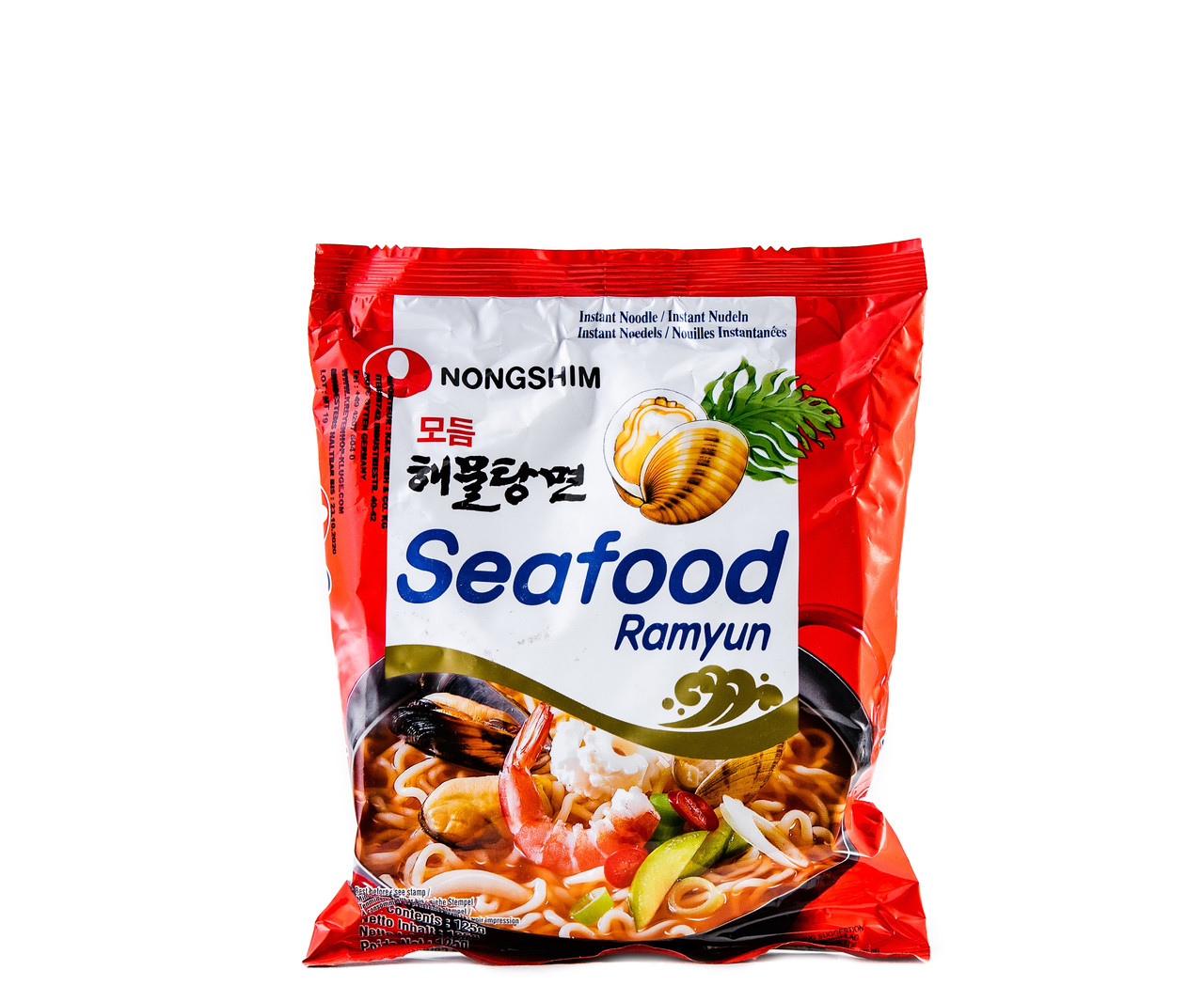 Лапша Рамен быстрого приготовлaения с морепродуктами Seafood Ramyun ...