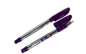 Ручка масляна 0,7 мм Krish SG фіолетова // 50 шт/уп
