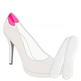 Вкладиші на зеднік взуття самоклеїться не ковзаючі запобігають натирання п'яти TITANIA art.5233, фото 2