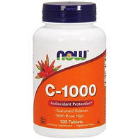 Now Foods, C-1000 (100 таб.), vitamin C, вітамін С-1000, витамин С