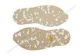 Підошва гумова "лаваш" далматинець BISSELL art.116 білий із бежевим