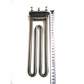 Тен на пральну машину 1950W / L=230мм (без отвору під датчик) / Thermowatt (Італія), фото 4