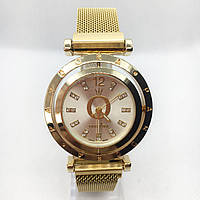 Часы женские наручные Pandora (Пандора), цвет золото с белым циферблатом ( код: IBW396YO )